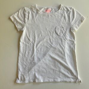 Crewcuts White Kids' T-Shirt with Heart Accent